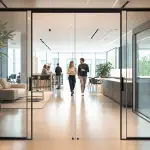 Los beneficios de las puertas sin raíles para espacios modernos